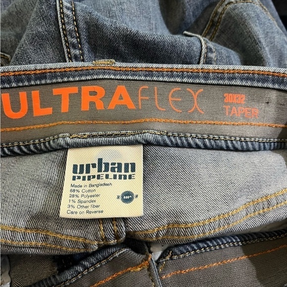 Urban Pipeline UltraFlex Tapered Denim Jeans Indigo 30x32 - Picture 6 of 6
